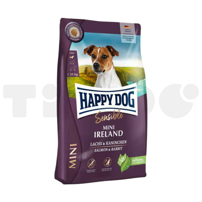 Happy Dog Mini Irland сухий корм для собак малих порід з м'ясом лосося та кролика