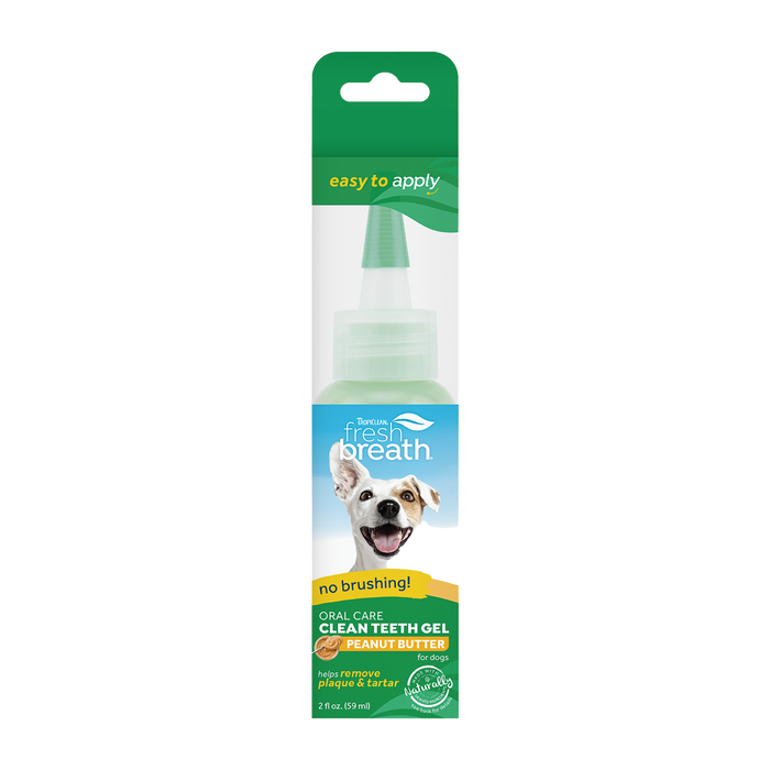 TropiClean Fresh Breath гель для чистки зубів зі смаком арахісової пасти для собак