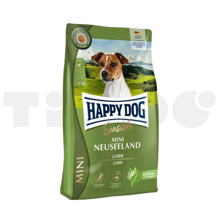 Happy Dog Mini Neuseeland сухий корм для собак малих порід з мʼясом ягня та рисом