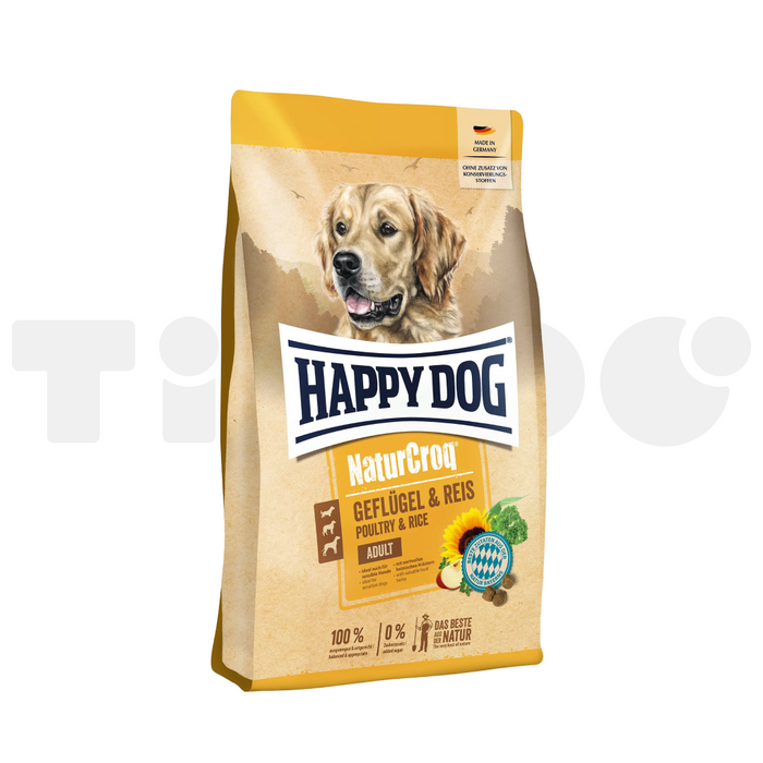 Happy Dog NaturCroq Geflugel корм для дорослих собак