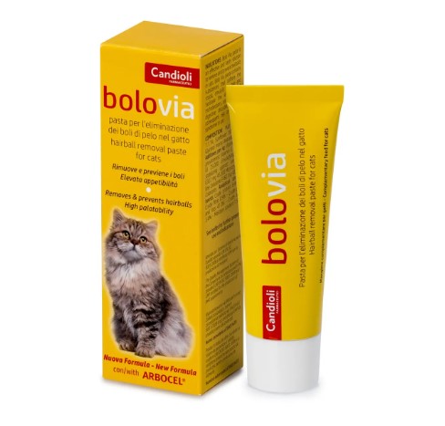 Боло Віа  паста 50гр для котів виведення шерсті