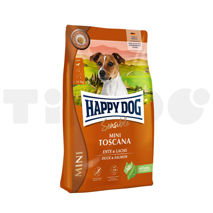 Happy Dog  Sensible Mini Toscana корм для малих собак з чутливим травленням