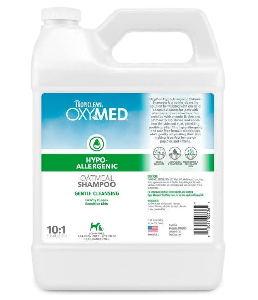 Шампунь OxyMed "Гіпоалергенний", 1:10, для собак і котів, 3,8 л
