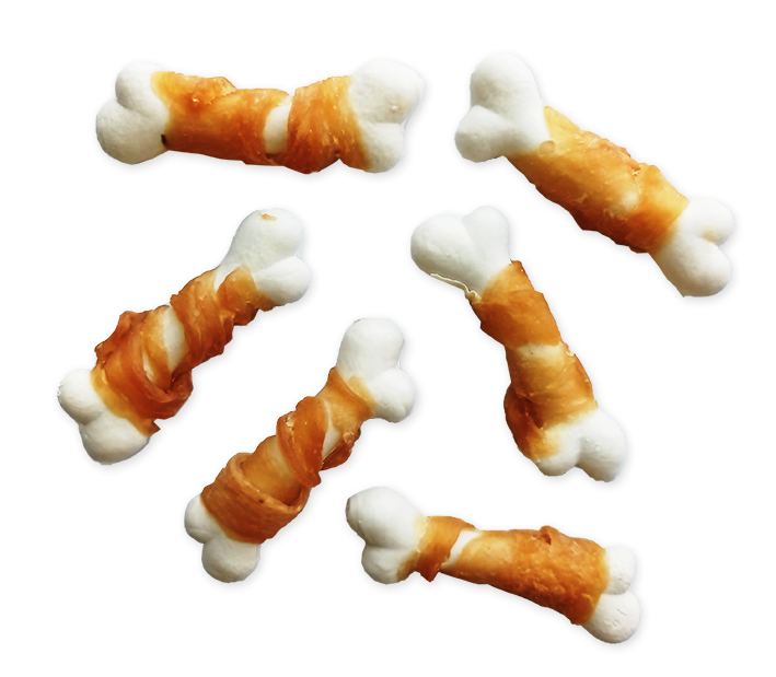 Кальцієві кісточки з куркою 250 гр.